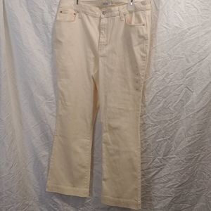 Any Item $10- Send an Offer (Purses Excluded)- Cute cream kick flare jeans